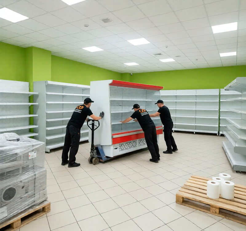 Переезд магазина в Иркутске